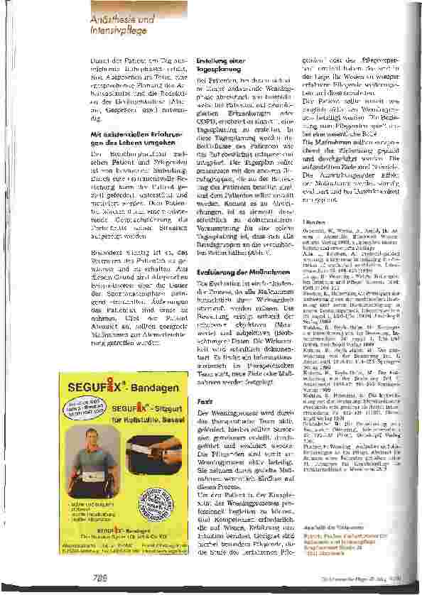 Vorschauseite 5: Weaning - Aufgaben und Anforderungen an die Pflege