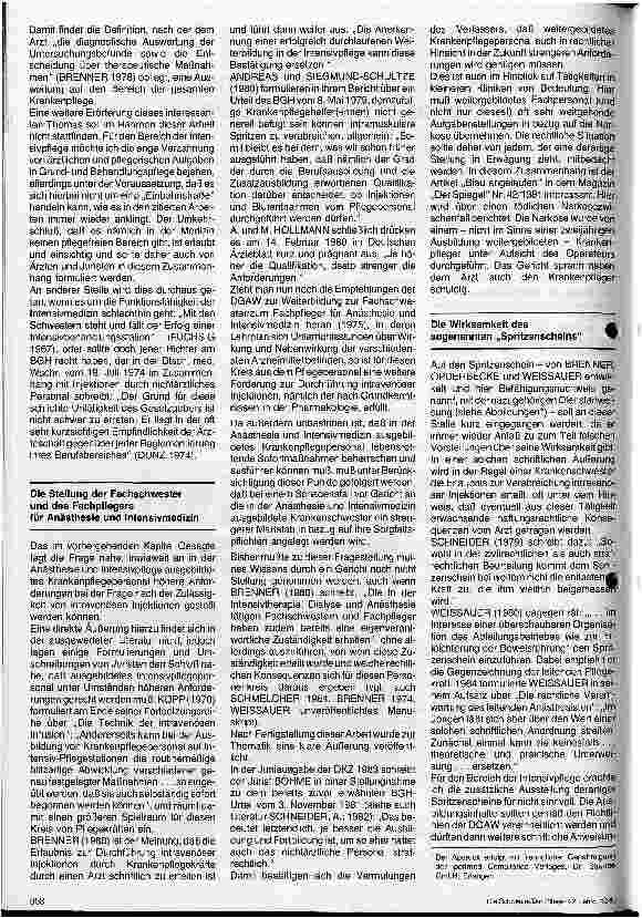 Vorschauseite 2: i.v. Injektionen durch das Pflegepersonal erlaubt oder verboten 4. Folge