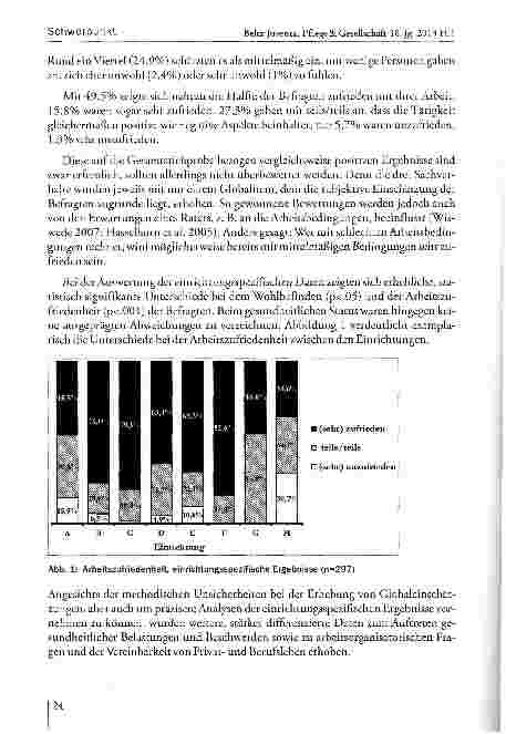 Vorschauseite 6: Gesundheitsund Arbeitssituation von Pflegenden in der stationären Langzeitversorgung