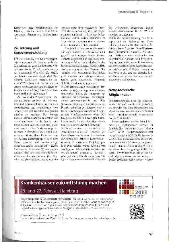 Vorschauseite 2: Interdisziplinär vernetzt