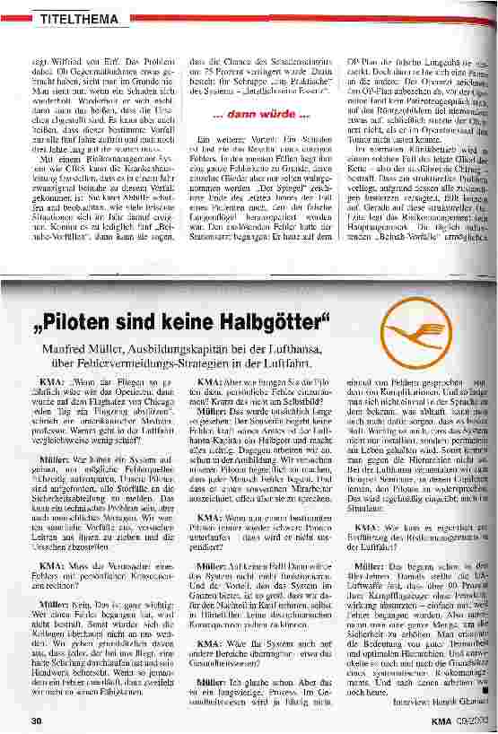 Vorschauseite 4: Risikomanagement: Aus Fehlern lernen