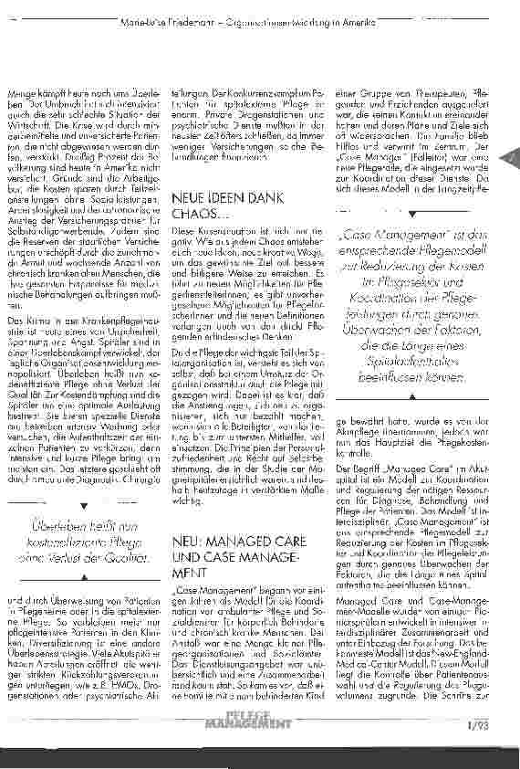 Vorschauseite 3: Organisationsentwicklung in Amerika
