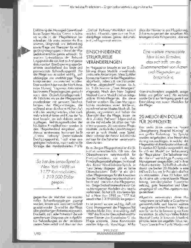 Vorschauseite 4: Organisationsentwicklung in Amerika