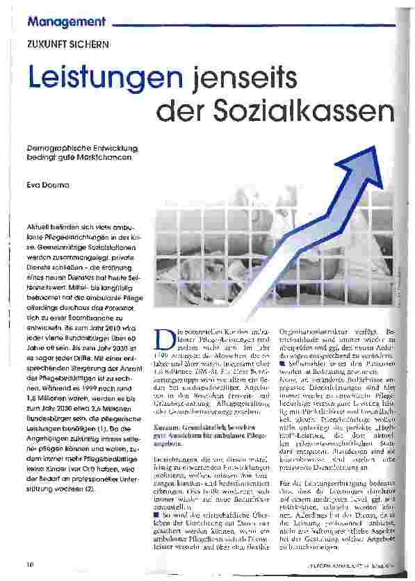 Vorschauseite 1: Leistungen jenseits der Sozialkassen