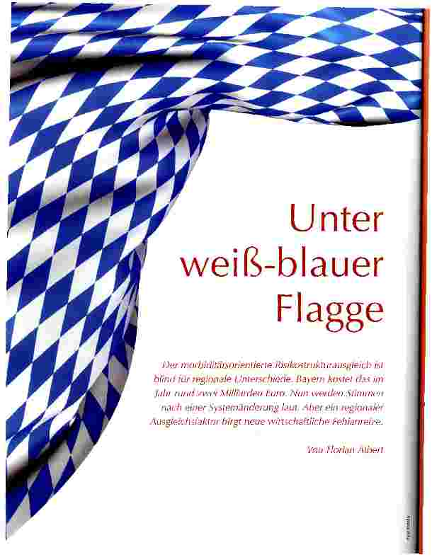 Vorschauseite 1: Unter weiß-blauer Flagge