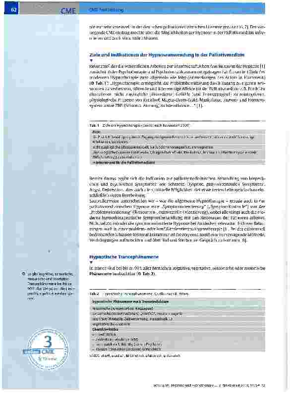 Vorschauseite 3: Hypnose und Hypnotherapie in der Palliativmedizin - Symptombehandlung und spirituelle Begleitung