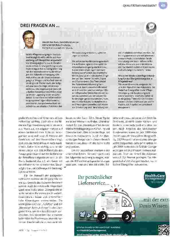 Vorschauseite 2: Die Last in der Pflege