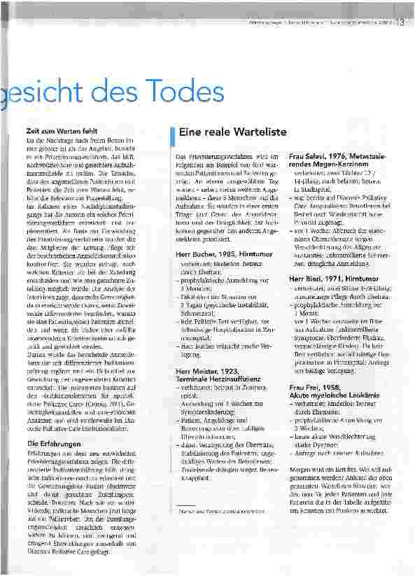 Vorschauseite 2: Zuteilungsentscheide im Angesicht des Todes