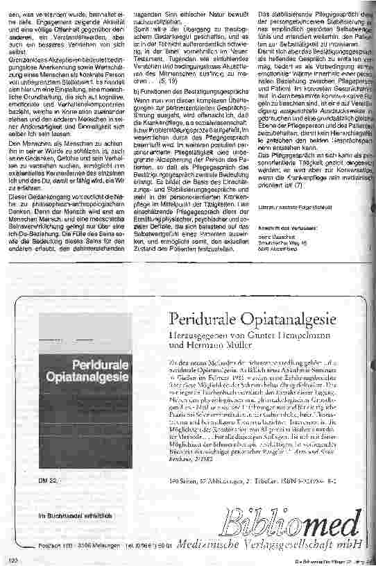 Vorschauseite 3: Das Pflegegespräch als Tätigkeit in der Krankenpflege