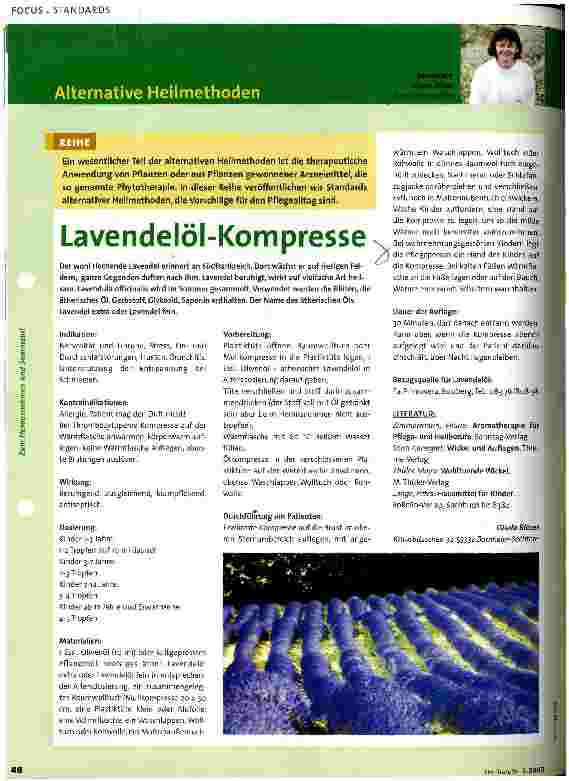 Vorschauseite 1: Lavendelöl-Kompresse
