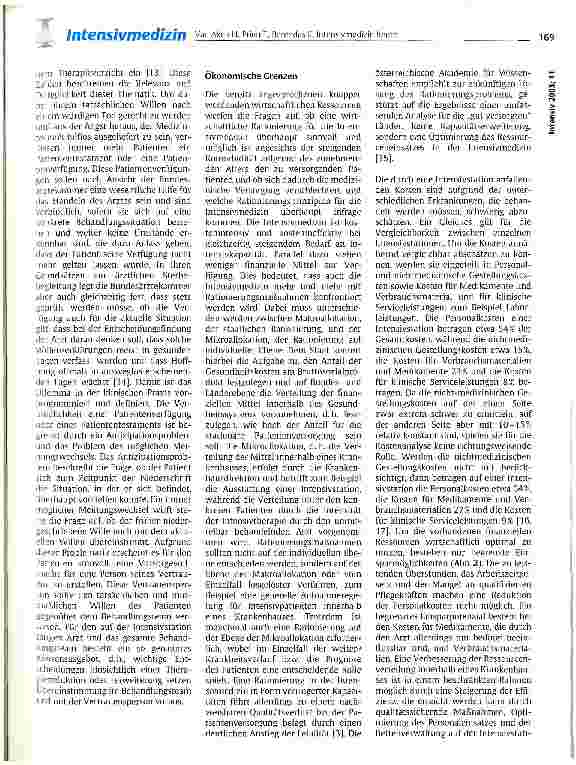 Vorschauseite 4: Intensivmedizin heute