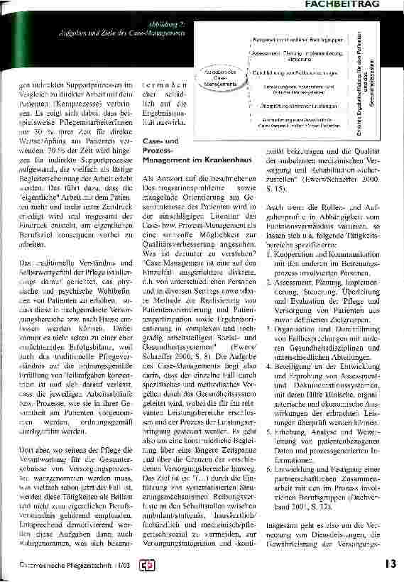 Vorschauseite 3: Caseund Prozess-Management als Optionen für ein erweitertes Berufsverständnis der Pflege