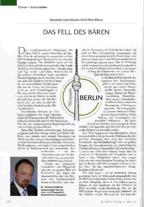 Vorschauseite 1: DAS FELL DES BÄREN