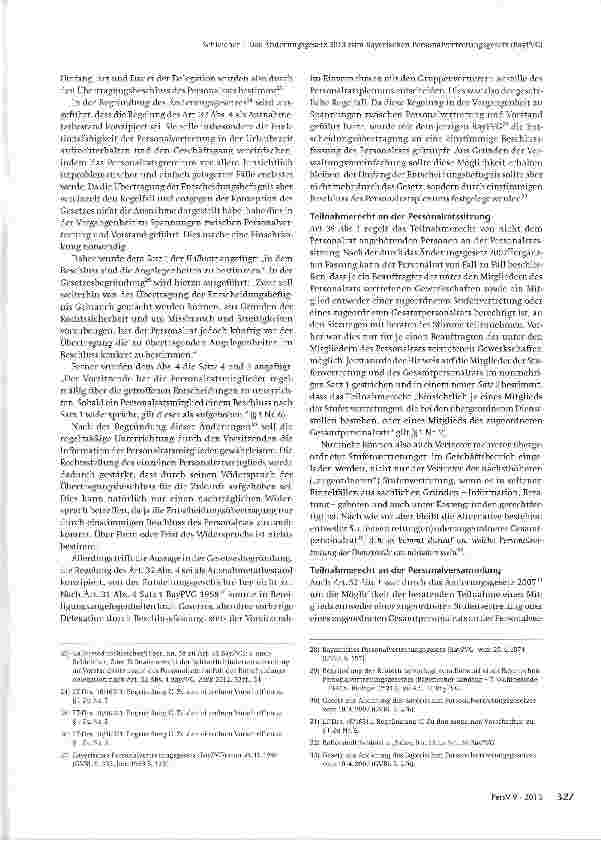 Vorschauseite 4: Das Änderungsgesetz 2013 zum Bayerischen Personalvertretungsgesetz (BayPVG)