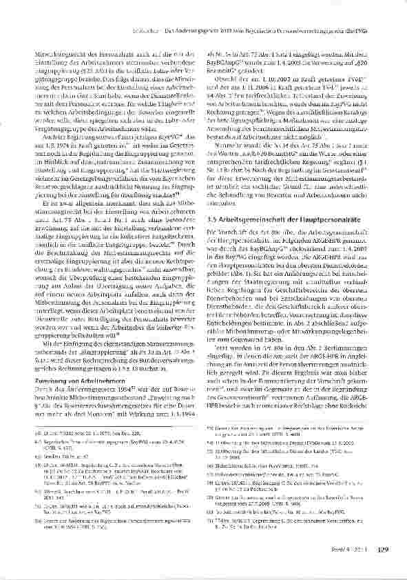 Vorschauseite 6: Das Änderungsgesetz 2013 zum Bayerischen Personalvertretungsgesetz (BayPVG)