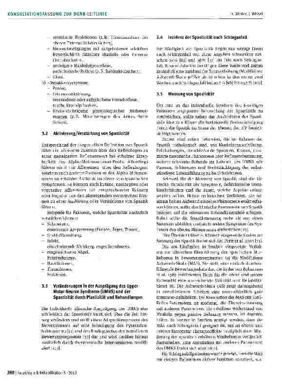 Vorschauseite 4: Behandlung der Spastizität nach Schlaganfall