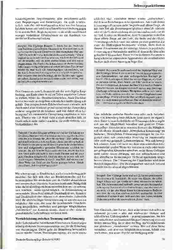 Vorschauseite 3: Vom not-wendigen Verzicht im Alter