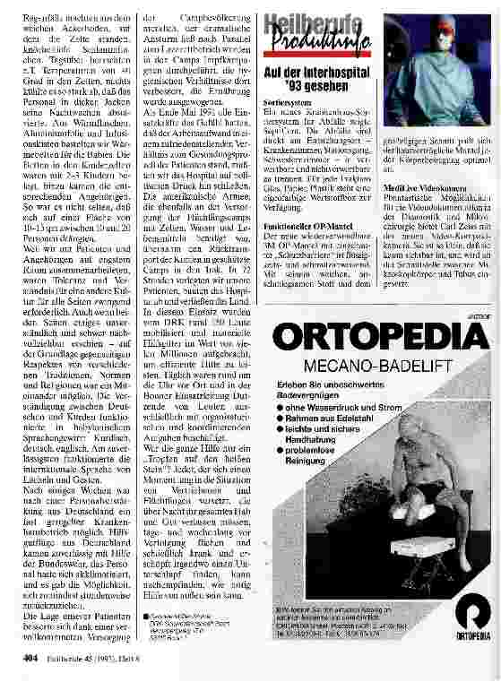 Vorschauseite 3: Pflege in der Dritten Welt eine Herausforderung mit wachsenden Ansprüchen Beispiel: Irak 1991
