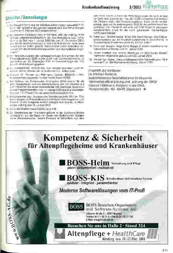 Vorschauseite 5: BAT-Tarifabschluss und Nullrunde: Qo vadis Krankenhaus?