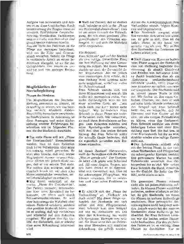 Vorschauseite 5: Thema: Pflege eines Patienten mit unheilbarer Krankheit 4.Braun-Preis verliehen an eine Schülergruppe der Berufl.Bildungszentr.Plaue