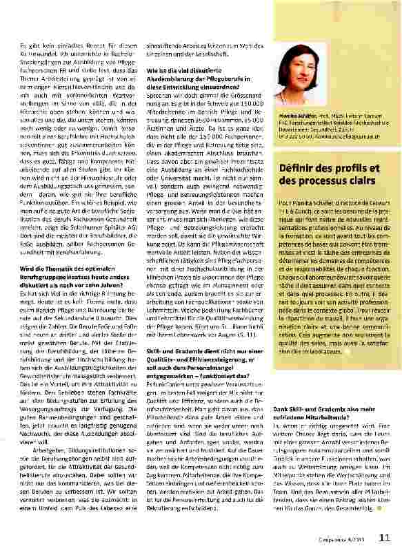 Vorschauseite 2: Das Management muss Funktionen und Leistungsauftrag klar definieren