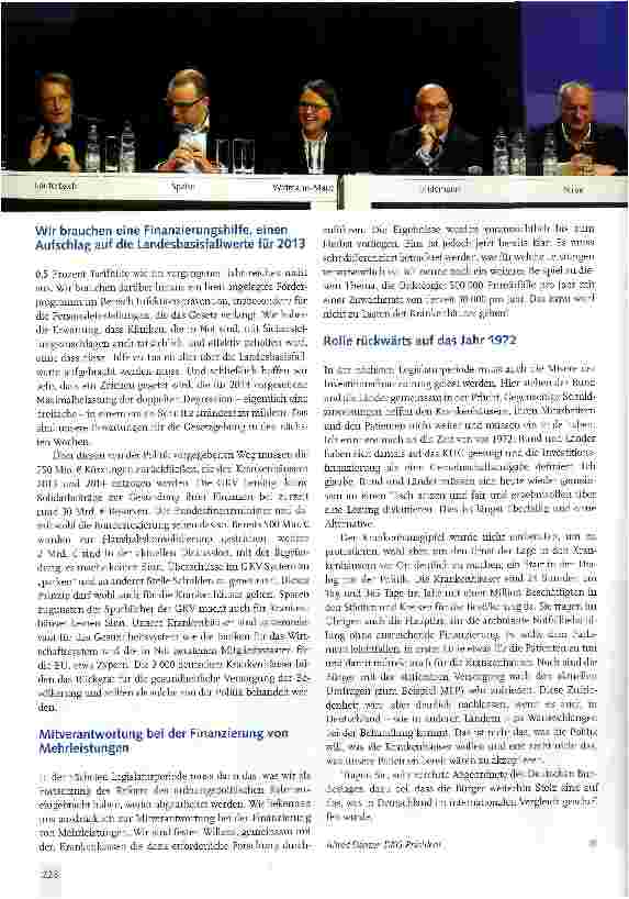 Vorschauseite 6: Krankenhausgipfel eröffnet Dialog mit der Politik - Es droht ein Problem von nationaler Tragweite