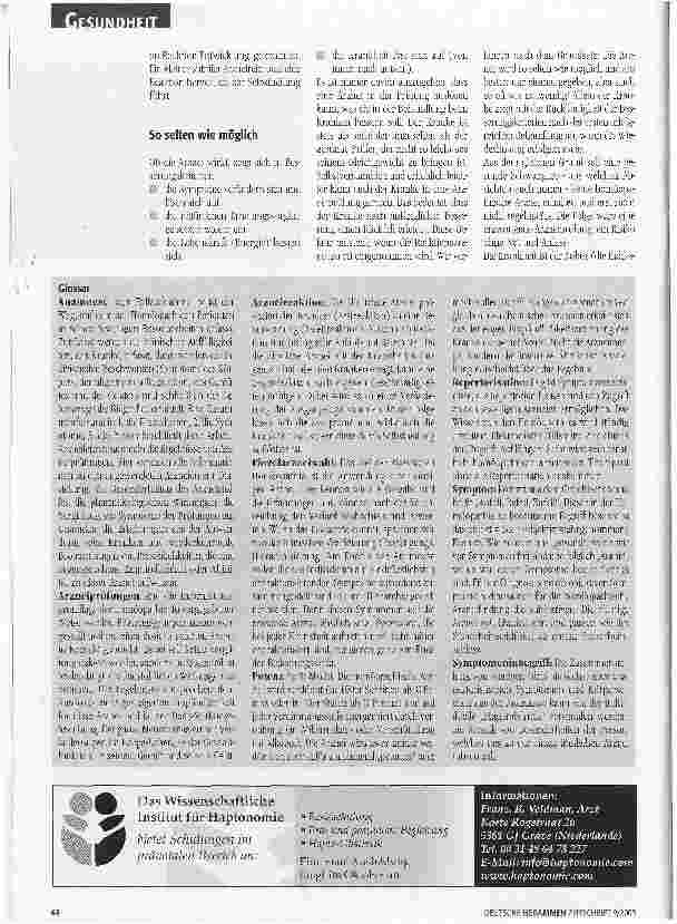 Vorschauseite 2: Homöopathie in der Schwangerschaft
