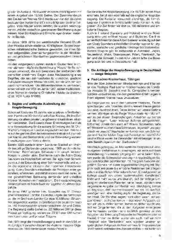 Vorschauseite 2: Die Hospizbewegung in Deutschland - ein geschichtlicher Überblick
