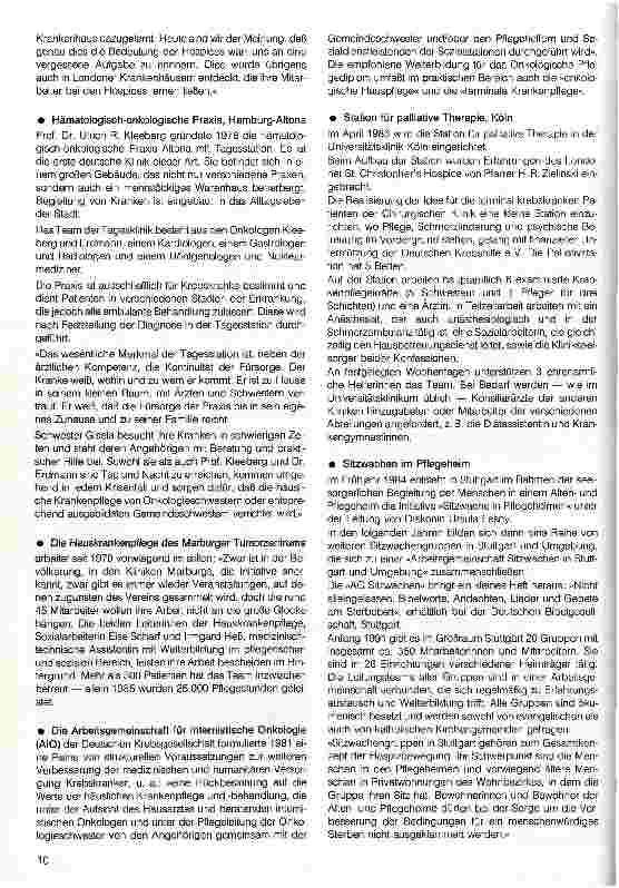 Vorschauseite 3: Die Hospizbewegung in Deutschland - ein geschichtlicher Überblick