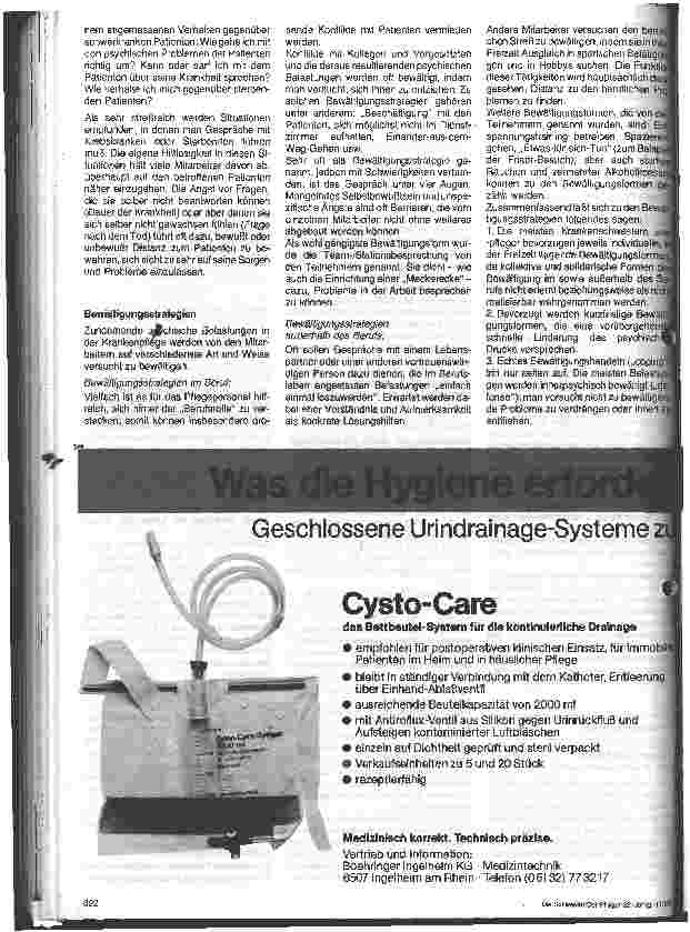 Vorschauseite 3: Psychische Probleme in der Krankenpflege