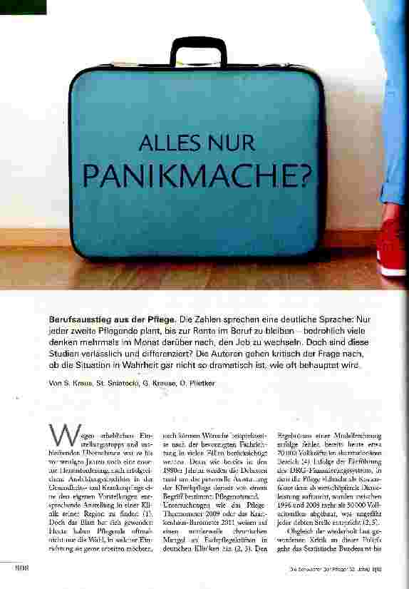 Vorschauseite 1: Alles nur Panikmache?