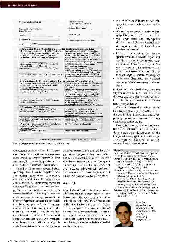 Vorschauseite 3: Erstgesprächsdokumente im Überblick