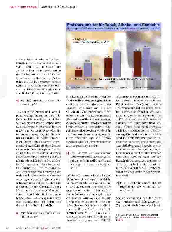 Vorschauseite 2: Cannabis bei Jugendlichen: Wo ist das Problem?