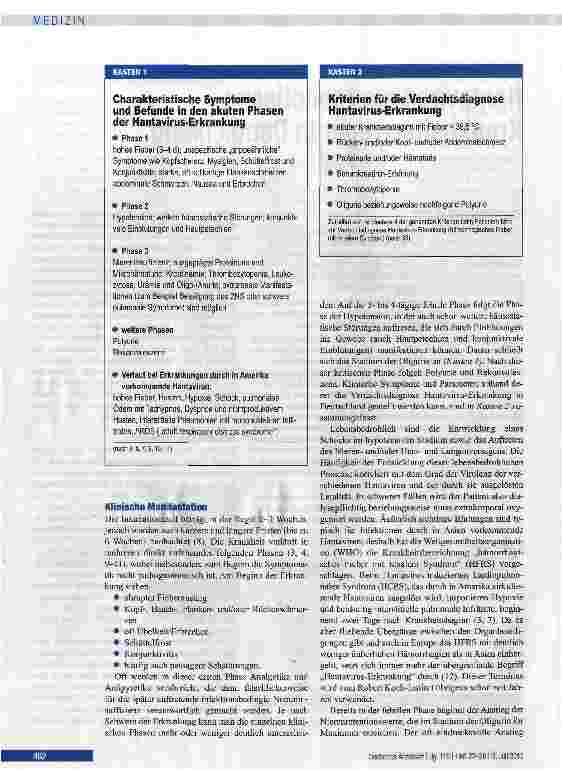 Vorschauseite 2: Hantaviren als zoonotische Krankheitserreger in Deutschland