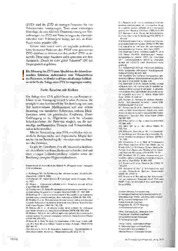 Vorschauseite 5: ZVK:VIEL MEHR ALS ROUTINE