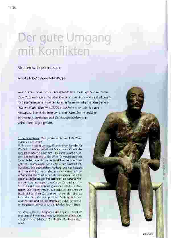 Vorschauseite 1: Der gute Umgang mit Konflikten