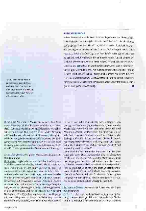 Vorschauseite 2: Der gute Umgang mit Konflikten