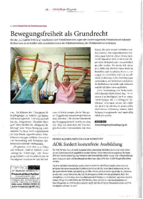 Vorschauseite 1: Bewegungsfreiheit als Grundrecht