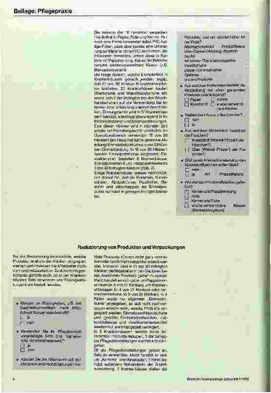 Vorschauseite 3: Umweltschutz im Krankenhaus als Aufgabe der Pflegedienstleitung Kompetenzen und Möglkeiten der Pflegedienstleitung,Methodik,Diskussion