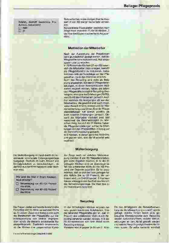 Vorschauseite 4: Umweltschutz im Krankenhaus als Aufgabe der Pflegedienstleitung Kompetenzen und Möglkeiten der Pflegedienstleitung,Methodik,Diskussion