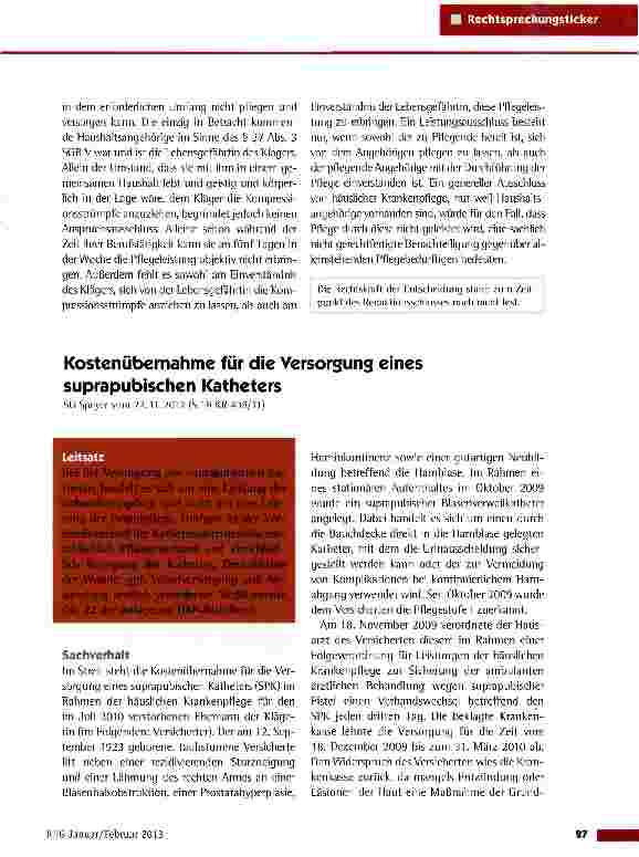 Vorschauseite 4: Kostenerstattung für das Anziehen von Kompressionsstrümpfen SG Aachen vom 4. 9. 2012 (S 13 KN 277/11 KR)