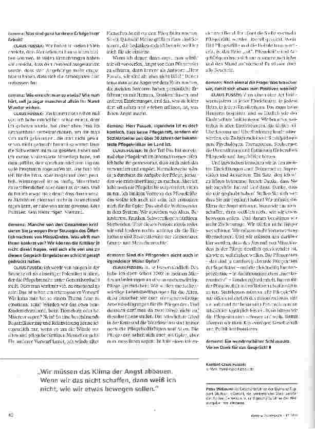 Vorschauseite 3: Wir dürfen nicht länger wegschauen