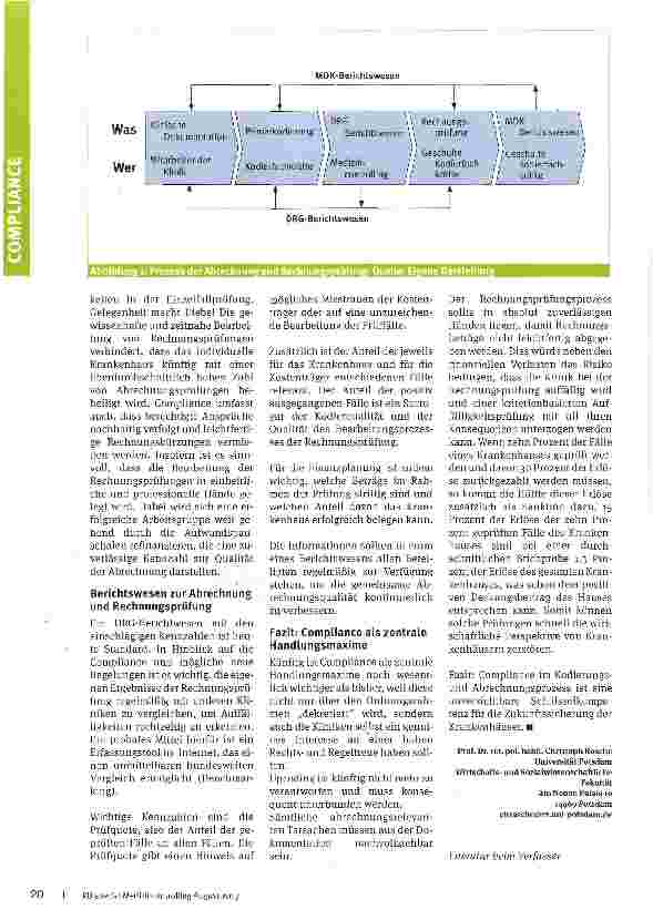 Vorschauseite 4: Compliance in der Krankenhausabrechnung