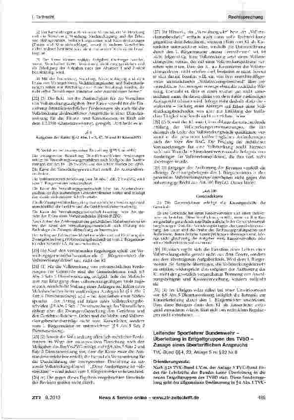 Vorschauseite 3: Eingruppierung eines Kassenleiters ZPO §§ 565, 516 Abs. 1; BAT/VKA Anlage 1 a VergGr. Vb