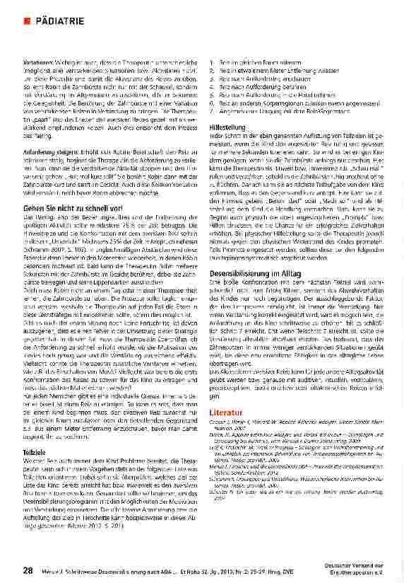 Vorschauseite 4: Schrittweise Desensibilisierung nach ABA -Die Gewöhnung an als unangenehm empfundene Reize