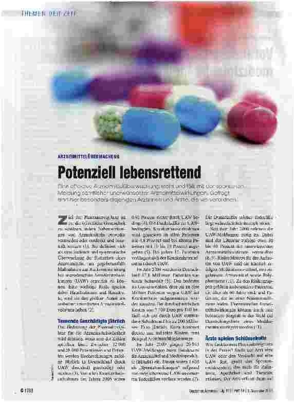 Vorschauseite 1: Potenziell lebensrettend