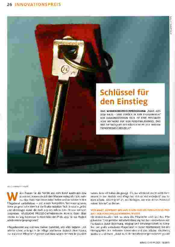 Vorschauseite 1: Schlüssel für den Einstieg
