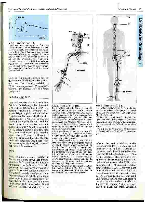 Vorschauseite 2: Evozierte Potentiale in Anästhesie und Intensivmedizin