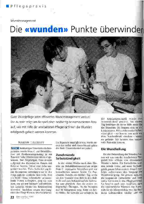 Vorschauseite 1: Wundmanagement: die wunden Punkte überwinden