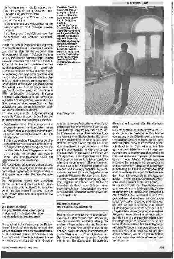 Vorschauseite 2: Die leitende Pflegekraft im psychatrischen Krankenhaus